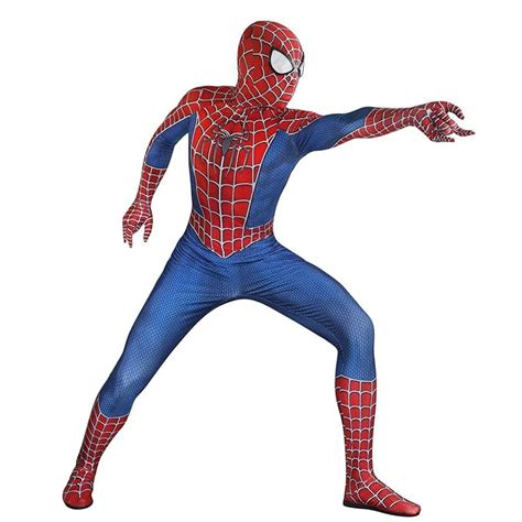 best quality spiderman costume|authentic spider man movie costume.